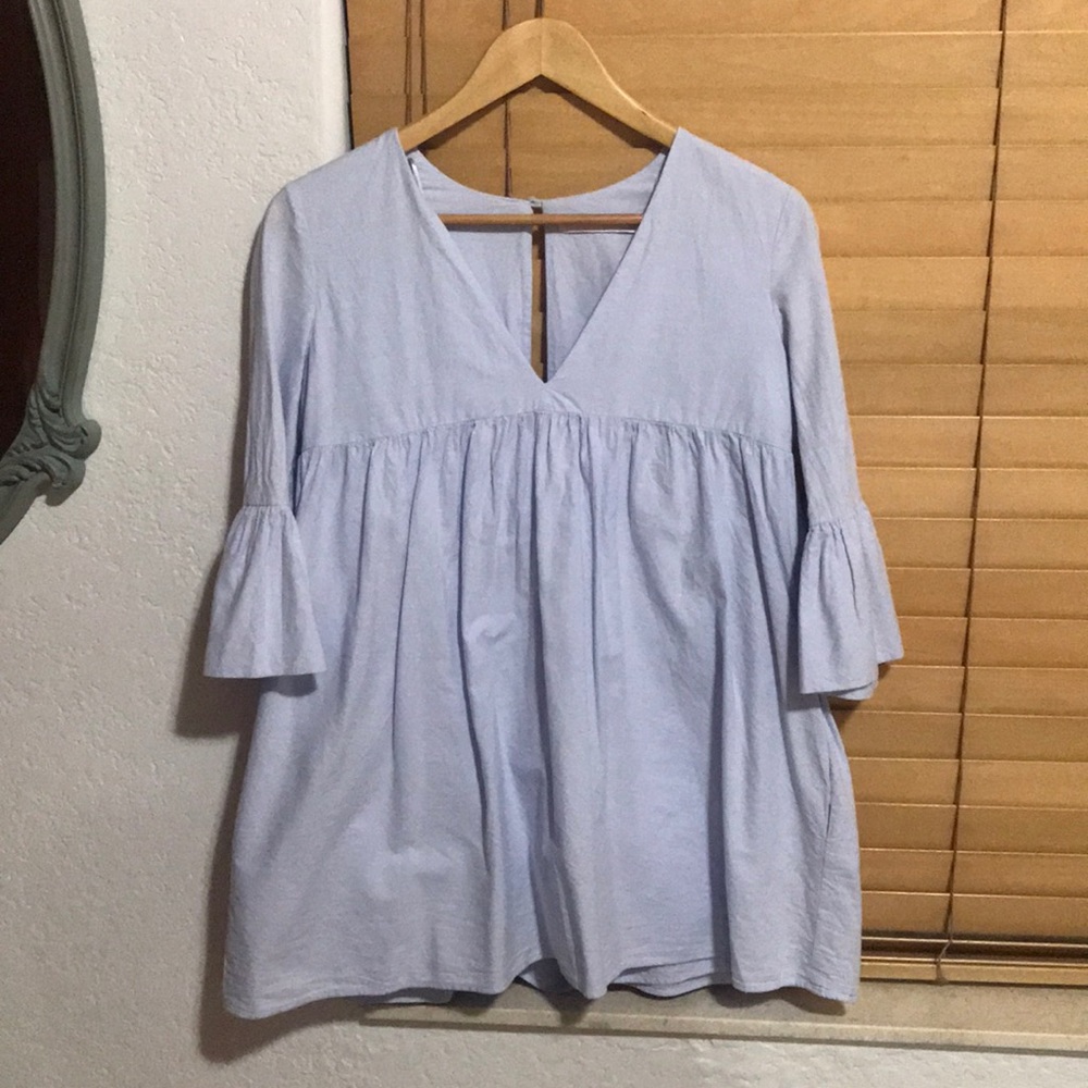 Zara baby blue dress